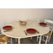 Table GEVROLLES DIAM 105cm + 4 Chaises (CHOCOLAT)