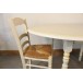 Table RECEY DIAM 105cm + 4 Chaises (VANILLE)