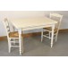 Table LANTENAY 110X70 + 4 Chaises (VANILLE)