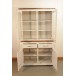 Vitrine +Table Haute 90x90 + 4 Tabourets Hauts (ALTHEA)