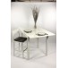 Ensemble "ALTHEA" : Table Carrée haute90x90 + 4 tabourets