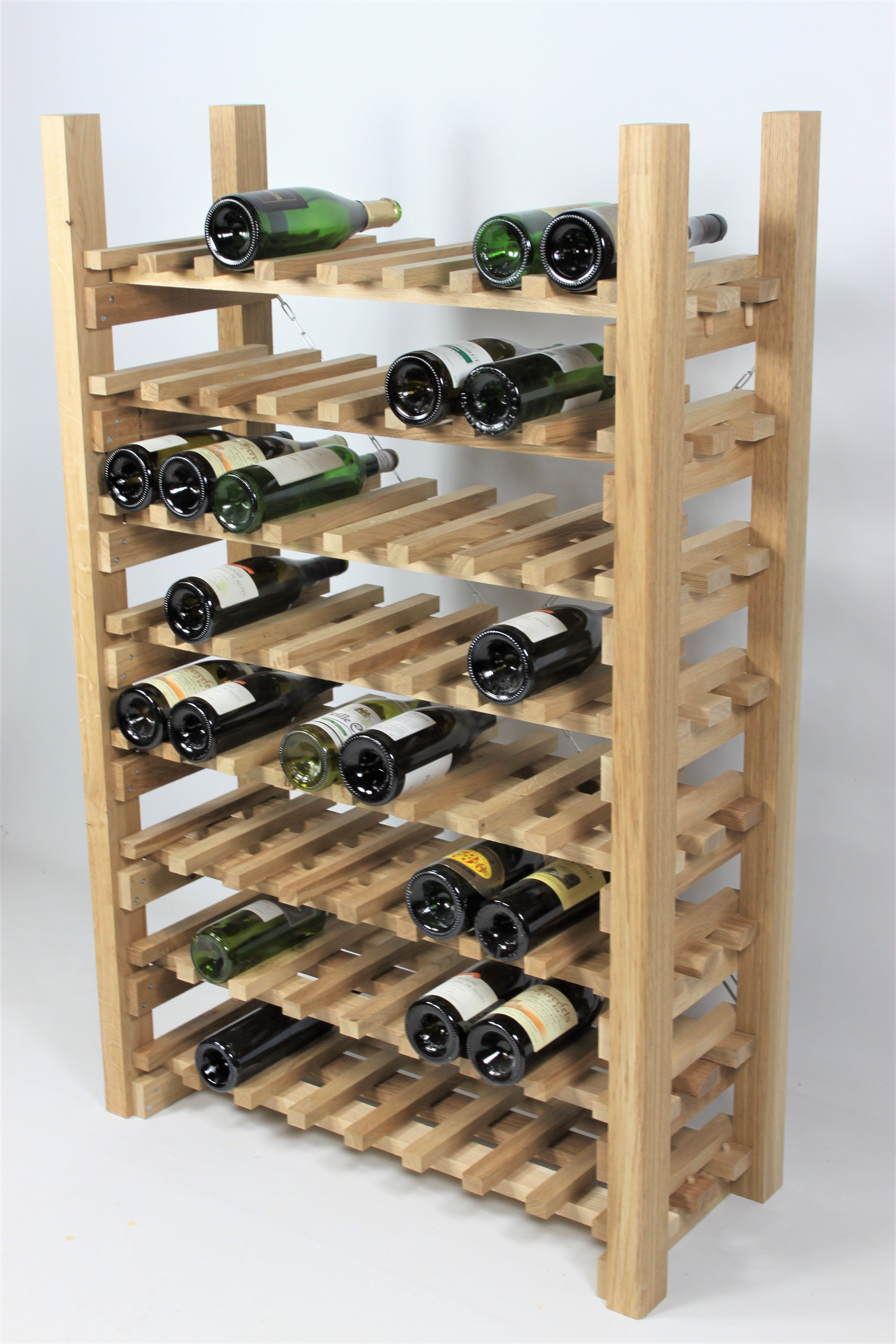 Plan De Fabrication D Un Casier à Bouteilles casier a vin en chêne massif