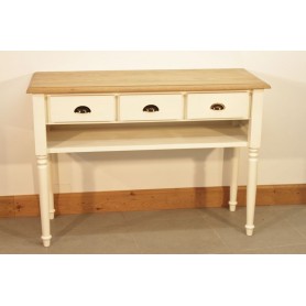 Meuble console ROMANTIQUE (huile cire)