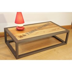 Table Basse  "LA DOCKER" Grise