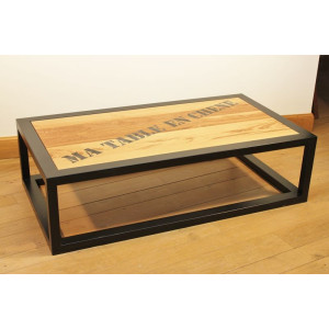Table Basse LA DOCKER Noire