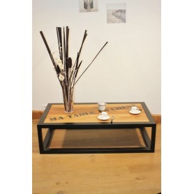 Table Basse  "LA DOCKER" Noire