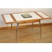 Ensemble "AMARYLLIS NATURE" : Table carrelée 90x70 + 4 chaises