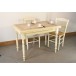 Table MENESBLES 110X70 + 4 Chaises (VANILLE)